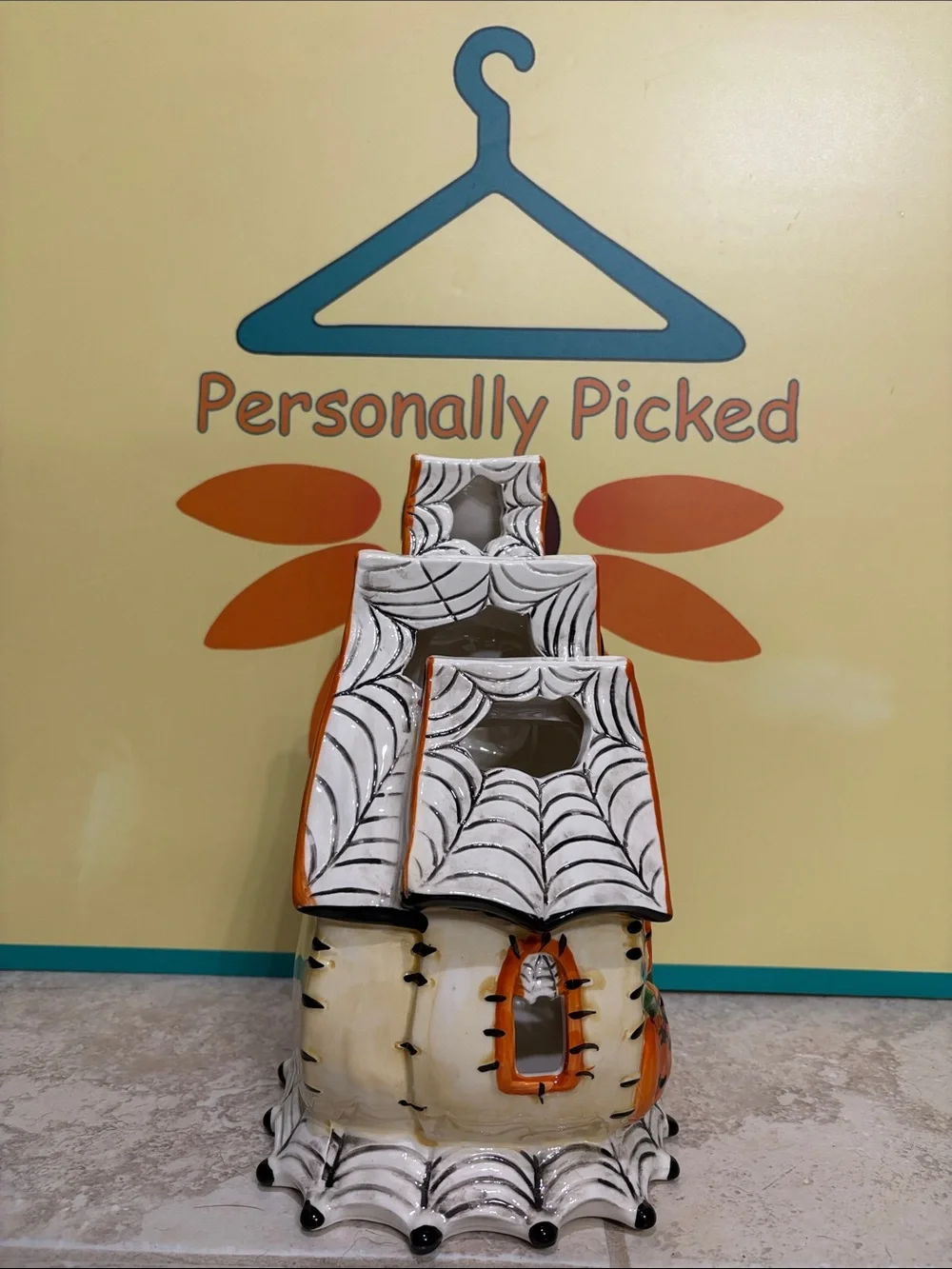 Blue Sky Clayworks “PUMPKIN PALACE” Candle House